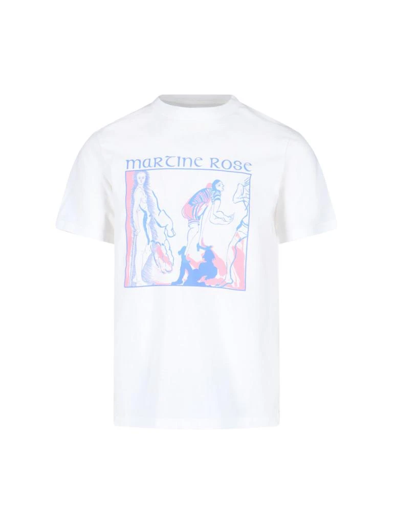 商品Martine Rose|Martine Rose Graphic Printed Crewneck T-Shirt,价格¥894,第1张图片