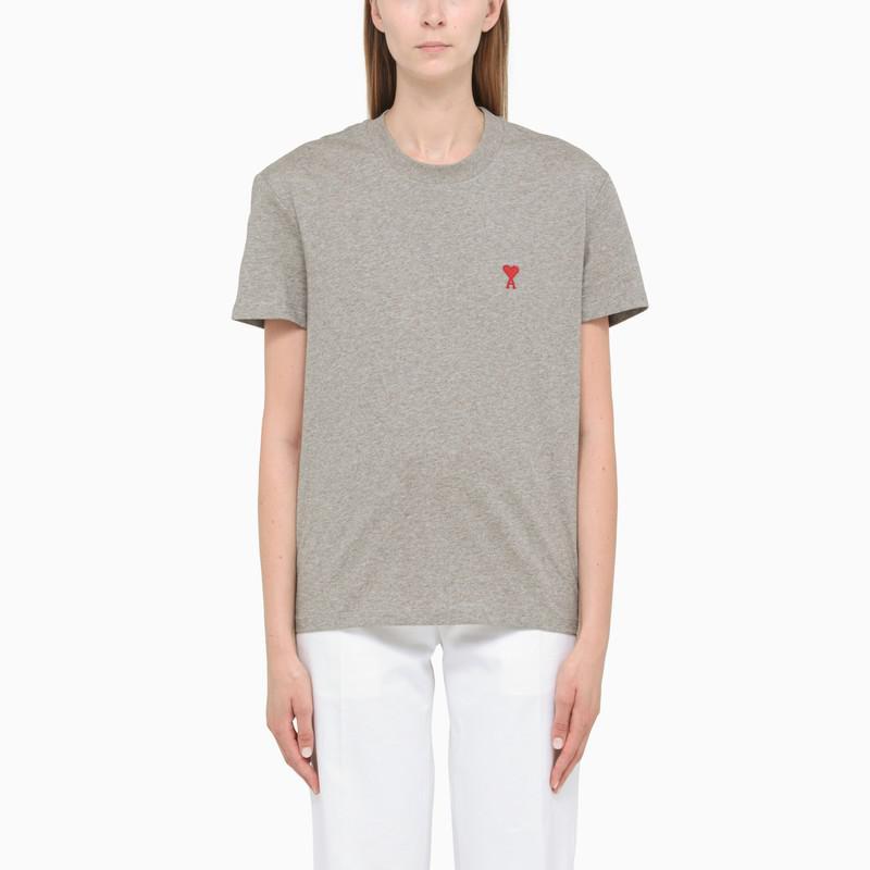 商品AMI|Grey Ami De Coeur t-shirt,价格¥640,第1张图片