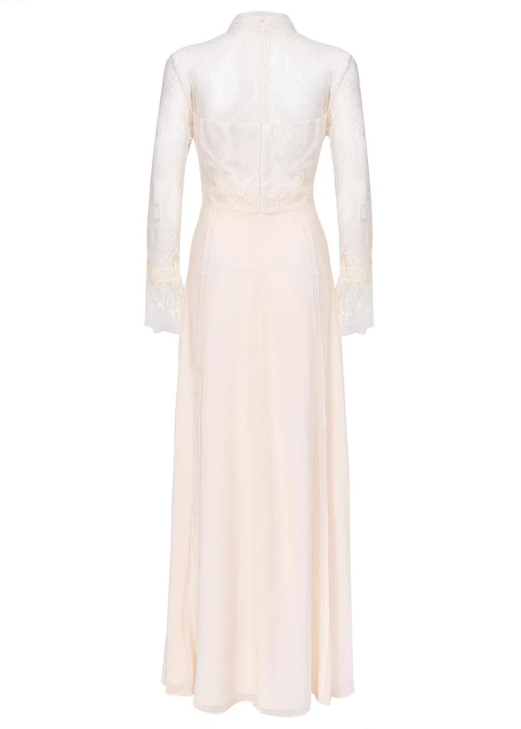 商品True Decadence|True decadence cream lace long sleeve maxi dress,价格¥879,第3张图片详细描述