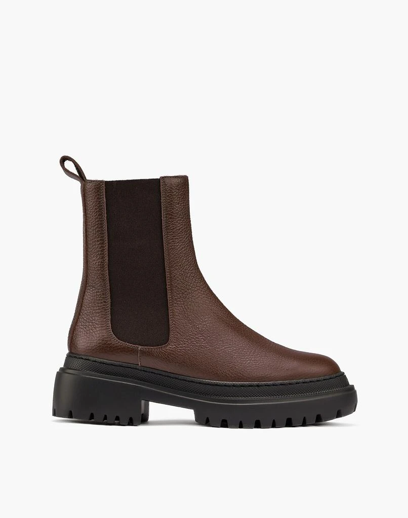 商品Madewell|Maguire Shearling-Lined Leather Cortina Chelsea Boots,价格¥2362,第2张图片详细描述
