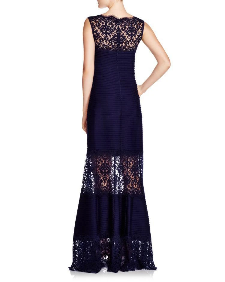 商品Tadashi Shoji|Boat Neck Pintucked Gown,价格¥2399,第2张图片详细描述