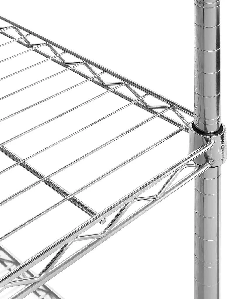 5-Tier Steel Wire Wheeled Shelving 商品