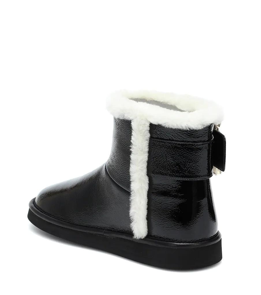 商品Roger Vivier|Viv Snow Strass leather ankle boots,价格¥10221,第5张图片详细描述