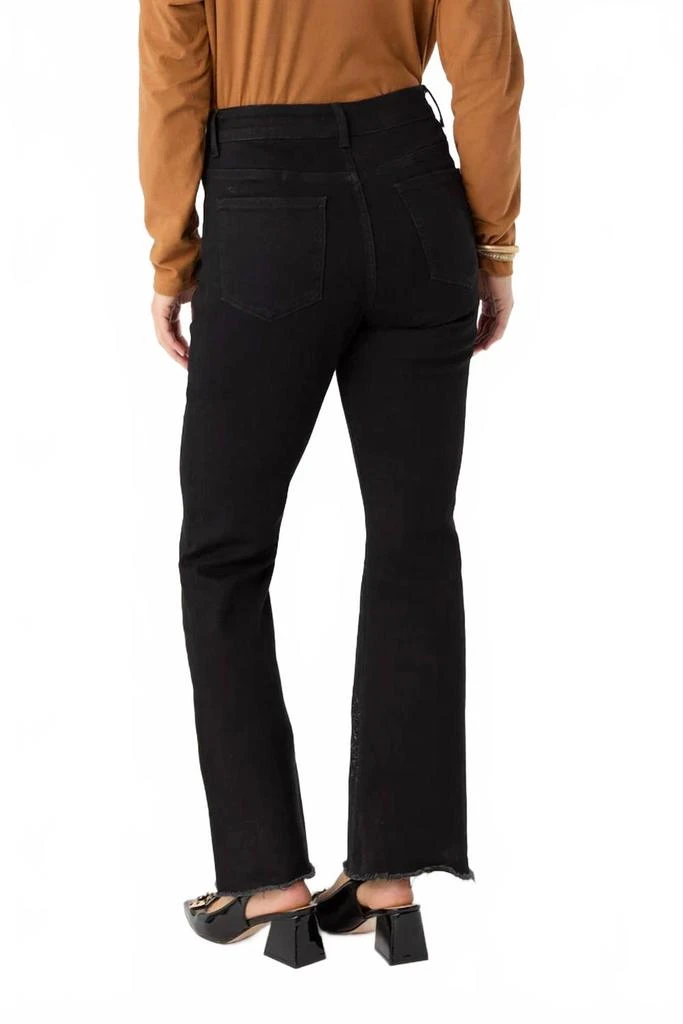 商品COCO + CARMEN|Everstretch Baby Bootcut With Bottom Embroidery Jeans In Black,价格¥633,第2张图片详细描述