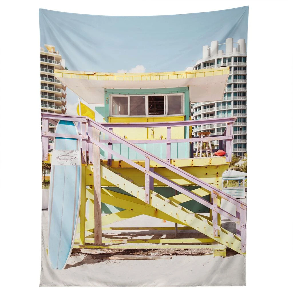 商品DENY Designs|Bree Madden Miami Towers Tapestry,价格¥170,第3张图片详细描述