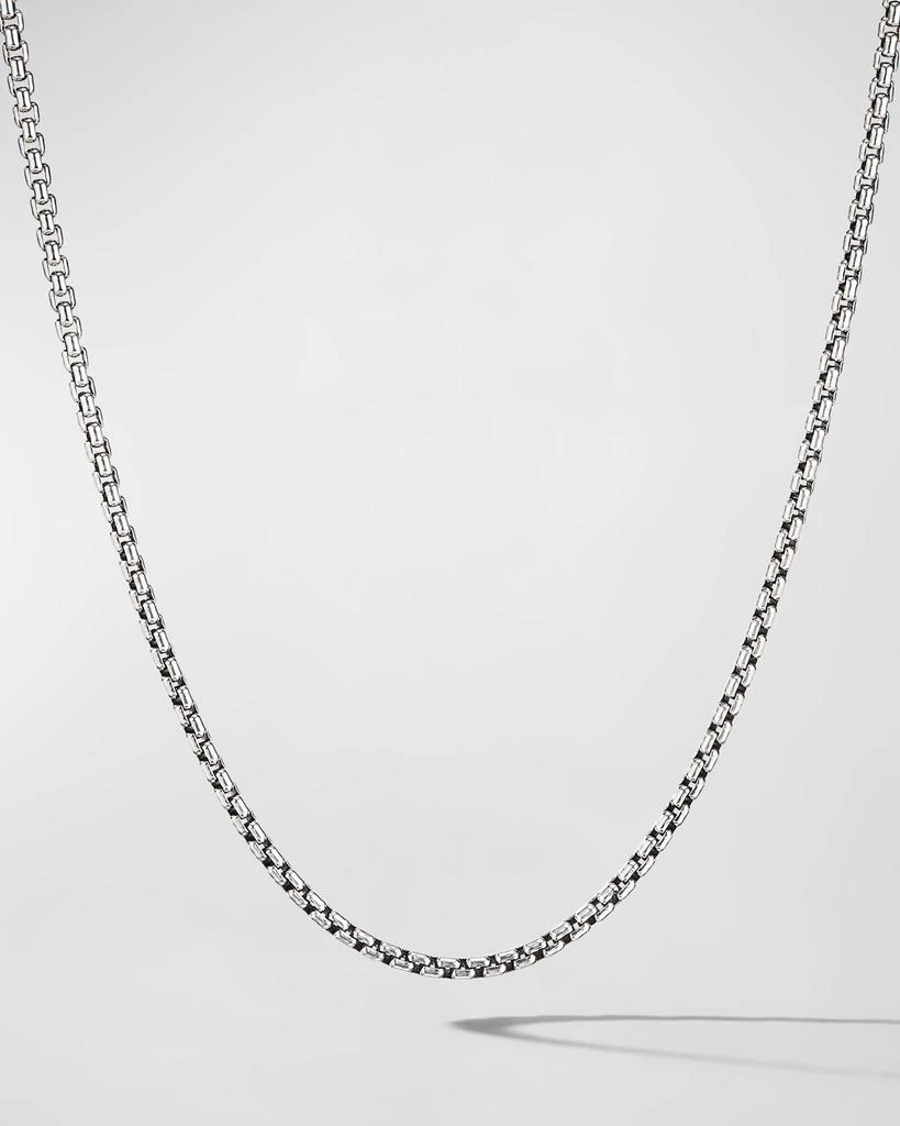 商品David Yurman|Men's Box Chain Necklace in Silver, 2.7mm, 26"L,价格¥2273,第1张图片