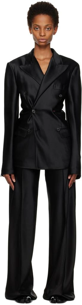 商品MAISON MARGIELA|Black Double-Breasted Suit Set,价格¥10765,第1张图片