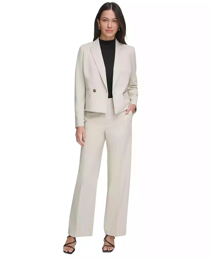 商品DKNY|Women's Peak-Lapel Button Blazer,价格¥1122,第4张图片详细描述