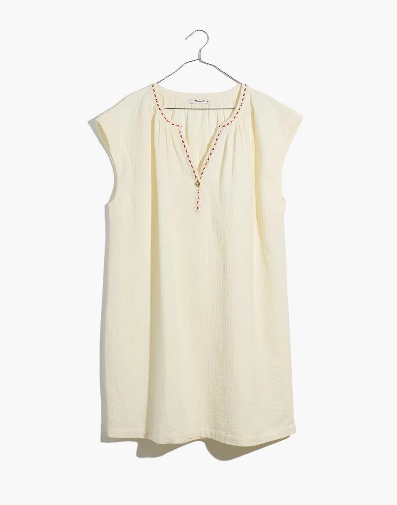 商品Madewell|Embroidered Lightestspun Cover-Up Tunic,价格¥318,第1张图片