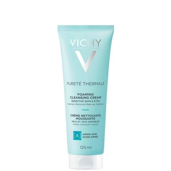 商品Vichy|Vichy Pureté Thermale Hydrating Foaming Cream Facial Cleanser, Paraben-free, Alcohol-free, 4.2 Fl. Oz.,价格¥162,第1张图片