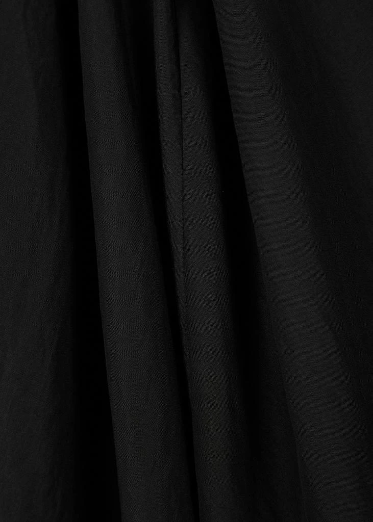 商品Vince|Black flutter-sleeve midi dress,价格¥4127,第5张图片详细描述