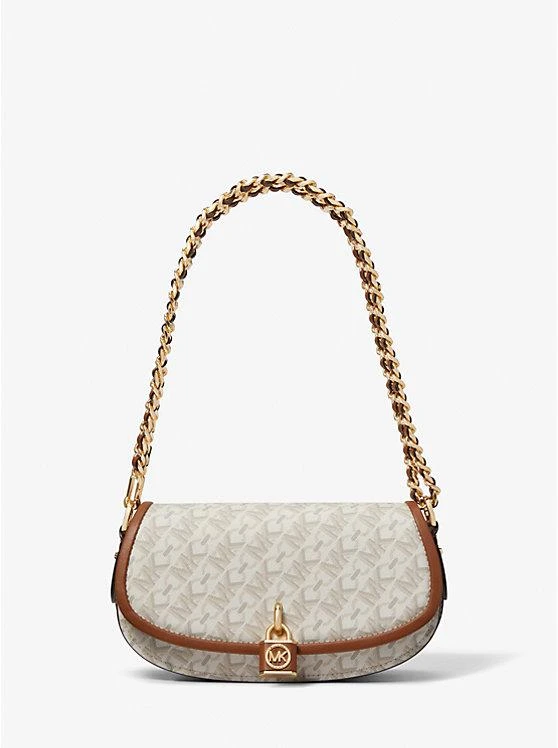 商品Michael Kors|Mila Small Empire Signature Logo Shoulder Bag,价格¥1924,第1张图片