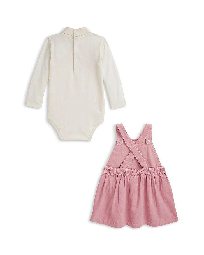 商品Ralph Lauren|Polo Girls' Cotton Bodysuit & Corduroy Dress Set - Baby,价格¥426,第2张图片详细描述