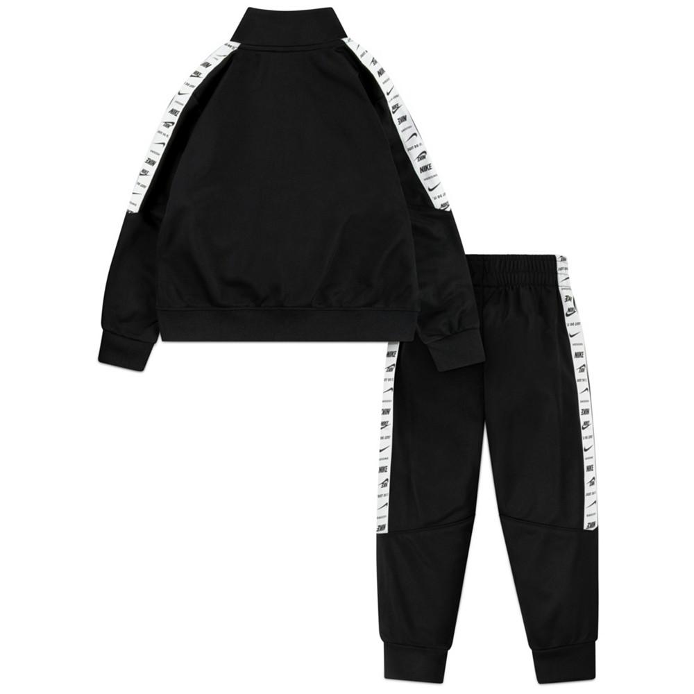 Toddler Boys Futura Taping Tricot Jacket and Joggers, 2 Piece Set商品第2张图片规格展示