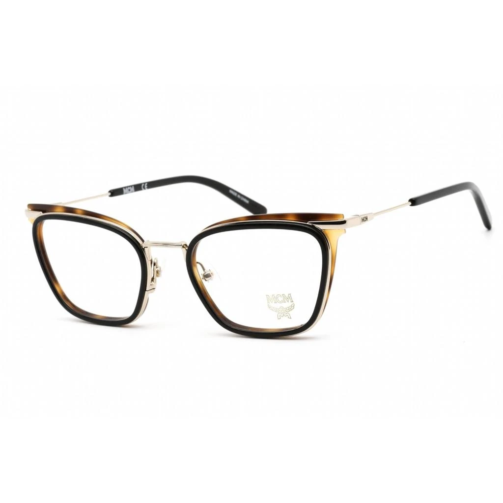 商品MCM|Mcm Unisex Eyeglasses - Clear Demo Lens Black/Havana Cat Eye Shape | MCM2146 019,价格¥384,第1张图片