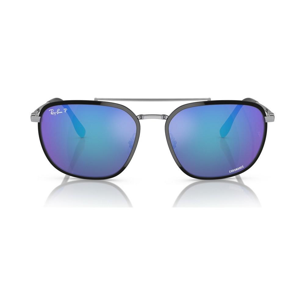 商品Ray-Ban|Men's Polarized Sunglasses, RB3708 Chromance,价格¥1911,第4张图片详细描述