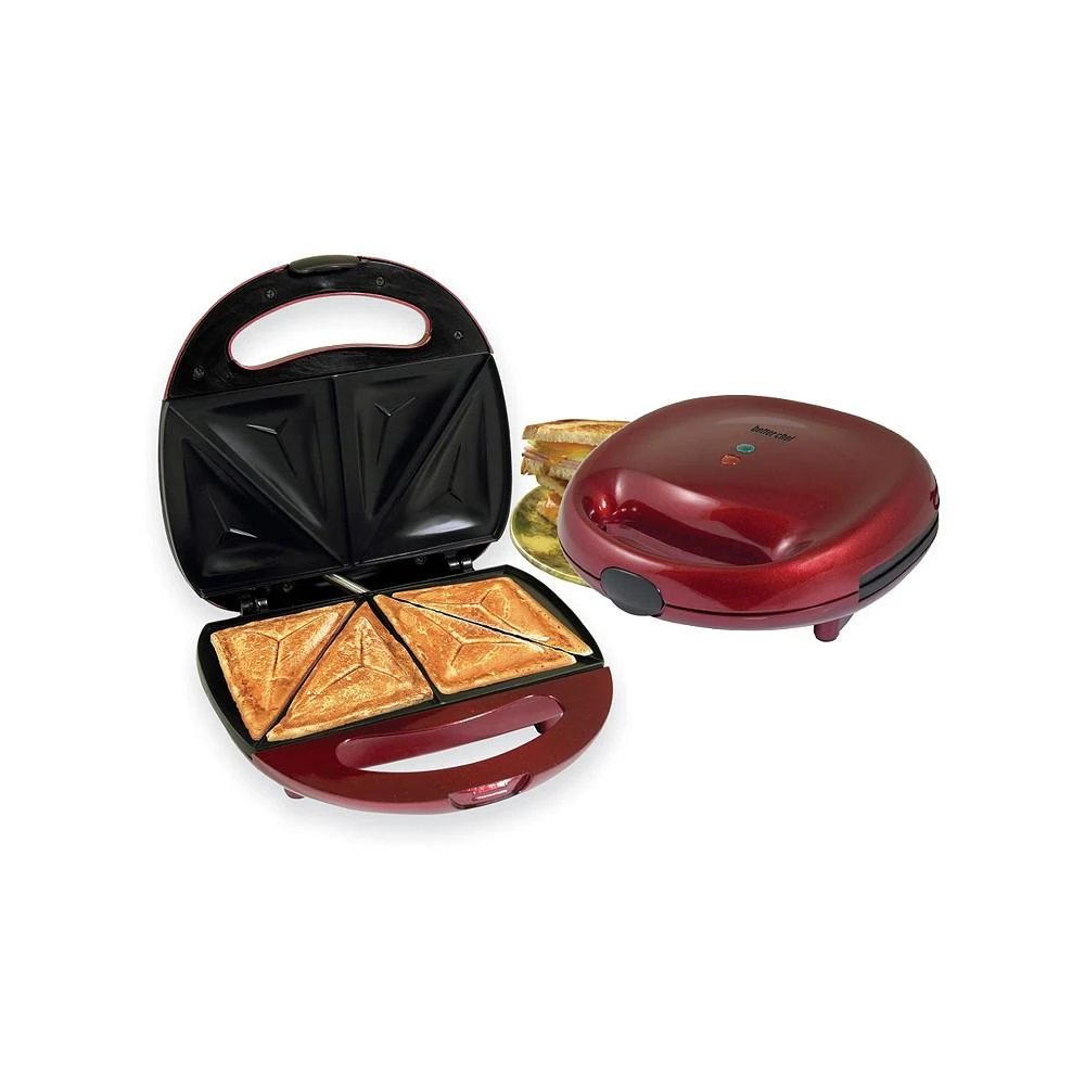 商品Better Chef|4 Section Non-Stick andwich Grill in Red,价格¥298,第1张图片