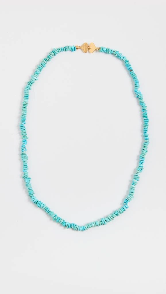 商品Chan Luu|Chan Luu 18k 镀金绿松石项链,价格¥426,第2张图片详细描述