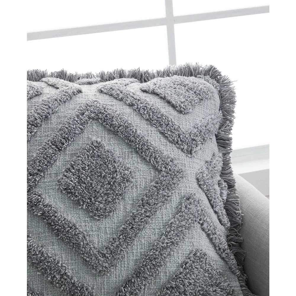 商品VCNY Home|Tufted Cotton Square Decorative Pillow, 20" x 20",价格¥188,第4张图片详细描述