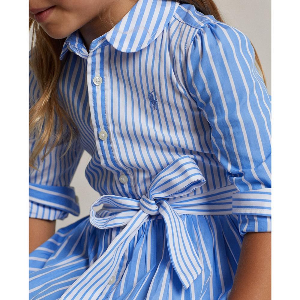 商品Ralph Lauren|Little Girls Poplin Fun Shirt Dress,价格¥552,第6张图片详细描述