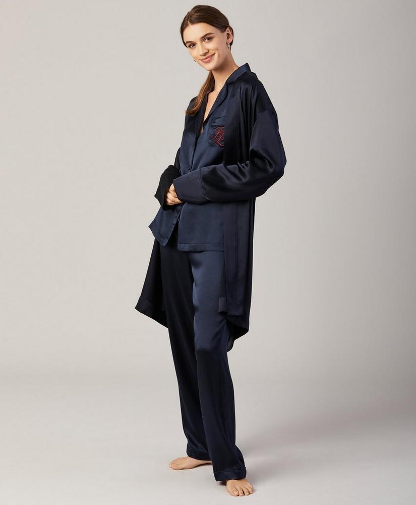 商品Brooks Brothers|Silk-Satin Pajama Set,价格¥1445,第5张图片详细描述