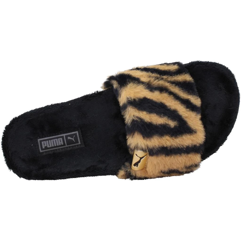 商品Puma|Puma Leadcat YLM Fluff Safari Black/Gold  384973-01 Women's,价格¥129,第2张图片详细描述