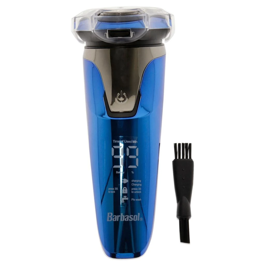 商品Barbasol|Wet and Dry Compact Size Foil Shaver - Black-Blue by Barbasol for Men - 1 Pc Shaver,价格¥176,第1张图片