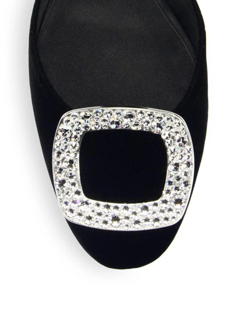 商品Roger Vivier|Swarovski Strass Embellished d'Orsay Flats,价格¥7312,第3张图片详细描述