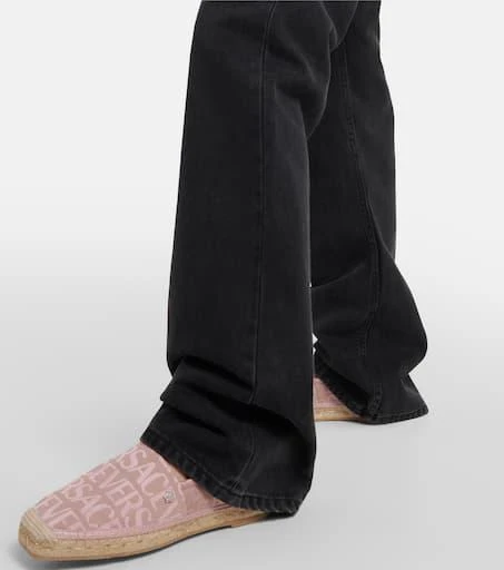 商品Versace|Versace Allover 帆布草编鞋,价格¥2448,第4张图片详细描述
