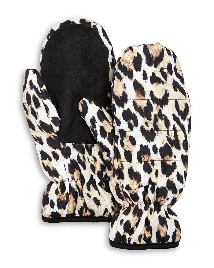 商品Echo Design|Leopard Print Puffer Mittens,价格¥176,第1张图片