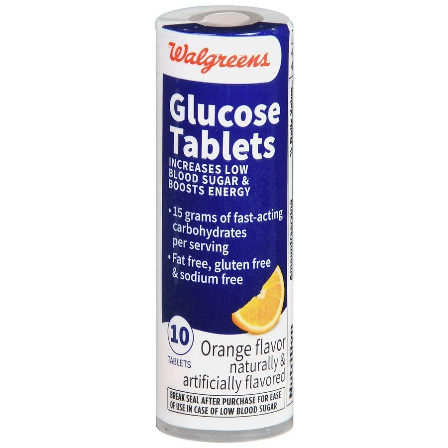 商品Walgreens|Glucose Tablets Orange,价格¥15,第1张图片