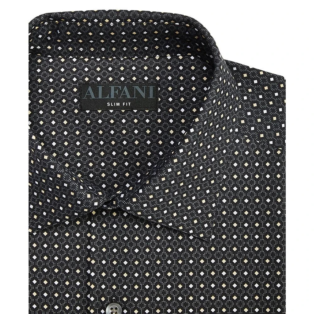 商品Alfani|Men's Slim Fit 2-Way Stretch Stain Resistant Dress Shirt, Created for Macy's,价格¥77,第3张图片详细描述