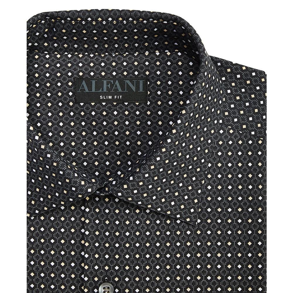 商品Alfani|Men's Slim Fit 2-Way Stretch Stain Resistant Dress Shirt, Created for Macy's,价格¥448,第5张图片详细描述