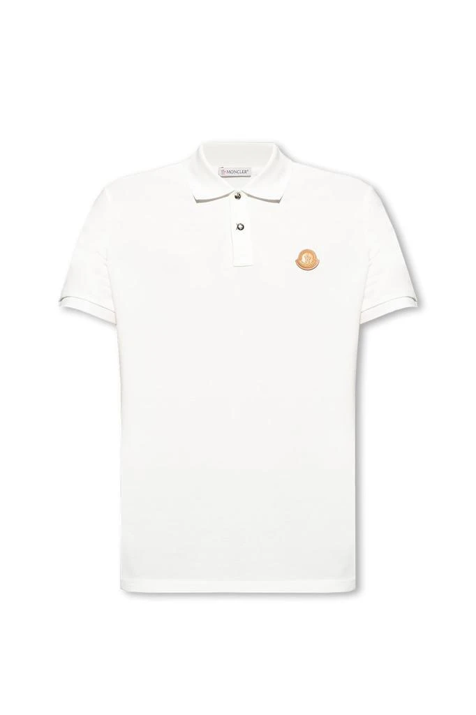 商品Moncler|Moncler Logo Patch Short-Sleeved Polo Shirt,价格¥2410,第1张图片