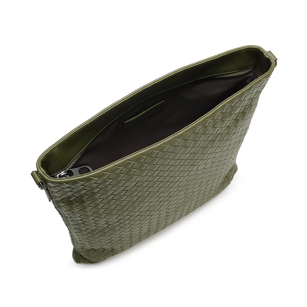 商品Bottega Veneta|BOTTEGA VENETA 女士绿色编织小羊皮单肩包 276356-V465C-8767,价格¥5114,第1张图片