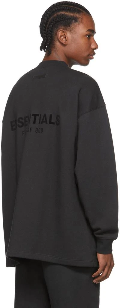 商品Essentials|Black Relaxed Sweatshirt,价格¥619,第3张图片详细描述
