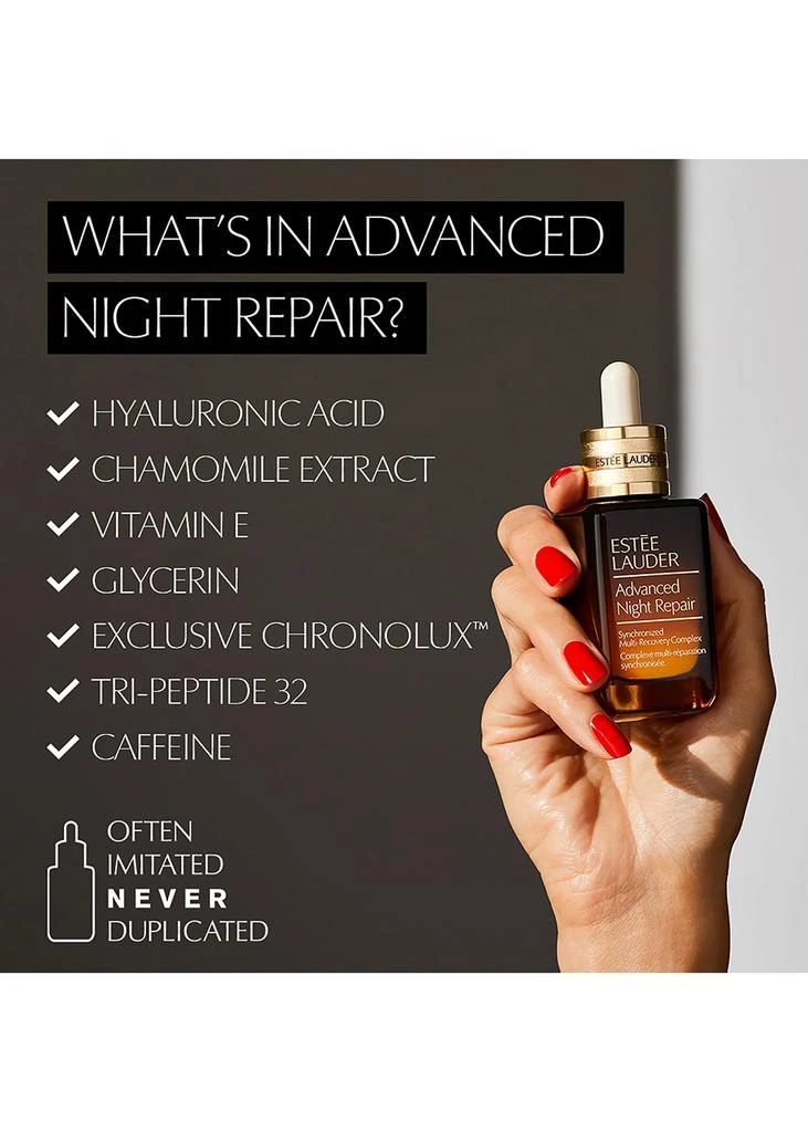 商品Estée Lauder|Advanced Night Repair Serum Limited-Edition Bottle With Bow 50ml,价格¥593,第4张图片详细描述