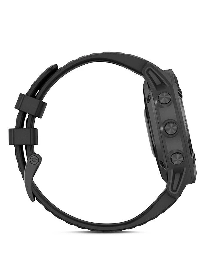 商品Garmin|Fenix 6 Black Silicone Strap Smartwatch, 47mm,价格¥5188,第5张图片详细描述