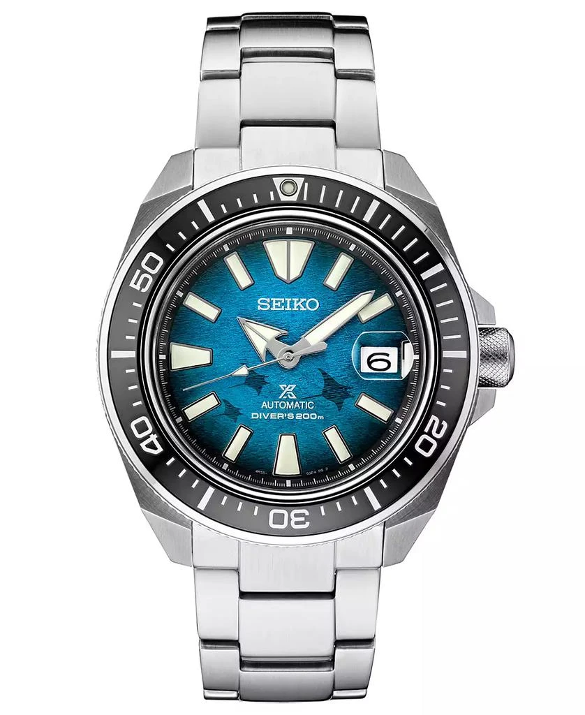 商品Seiko|Men's Automatic Prospex Manta Ray Diver Stainless Steel Watch 44mm, A Special Edition,价格¥4629,第1张图片