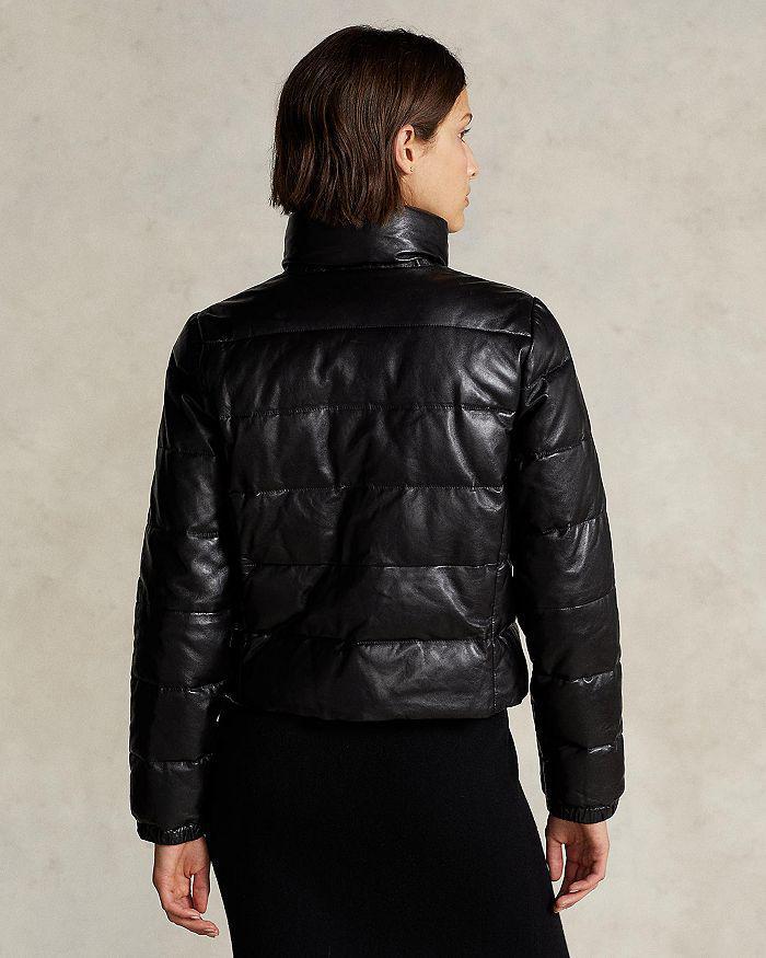 商品Ralph Lauren|Leather Puffer Coat,价格¥6335,第5张图片详细描述
