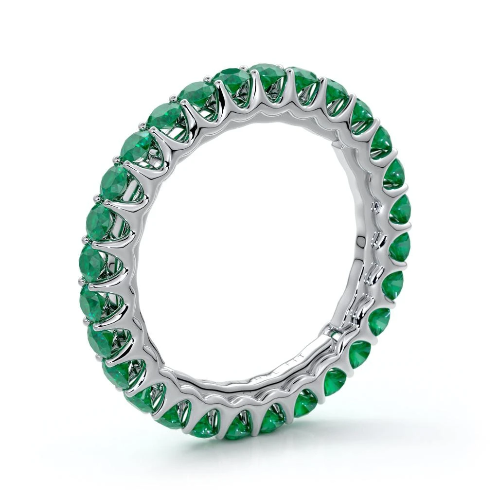 商品The Eternal Fit|The Eternal Fit 14K 1.43 ct. tw. Emerald Eternity Ring,价格¥5676,第3张图片详细描述