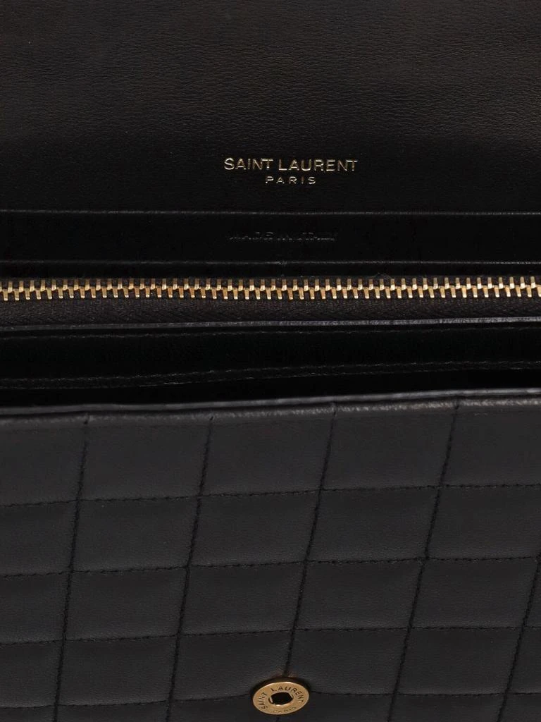 商品Yves Saint Laurent|Cassandre Matelassé Leather Chain Wallet,价格¥15319,第5张图片详细描述