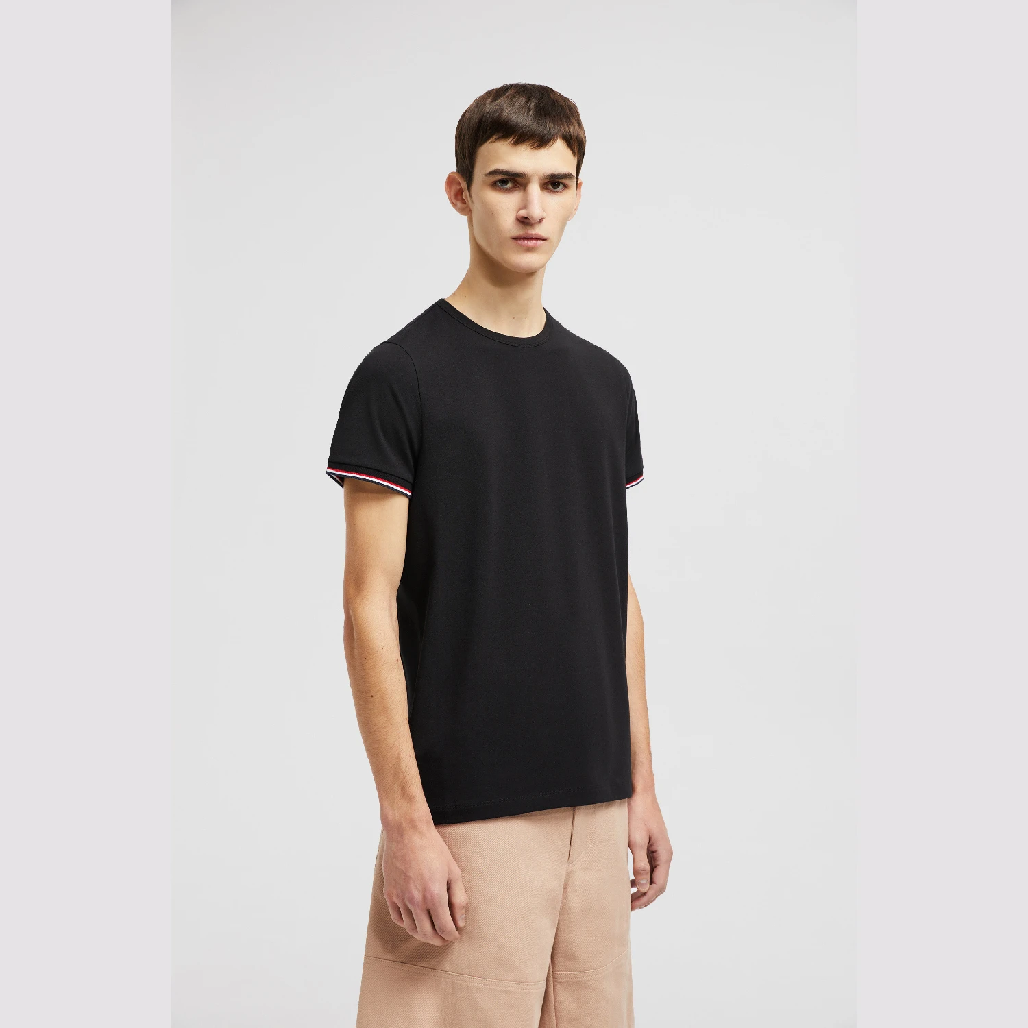 【预售】 MONCLER 盟可睐 25春夏 男士 短袖T恤 男士三色饰边棉质T恤 K10918C7160087296999  商品