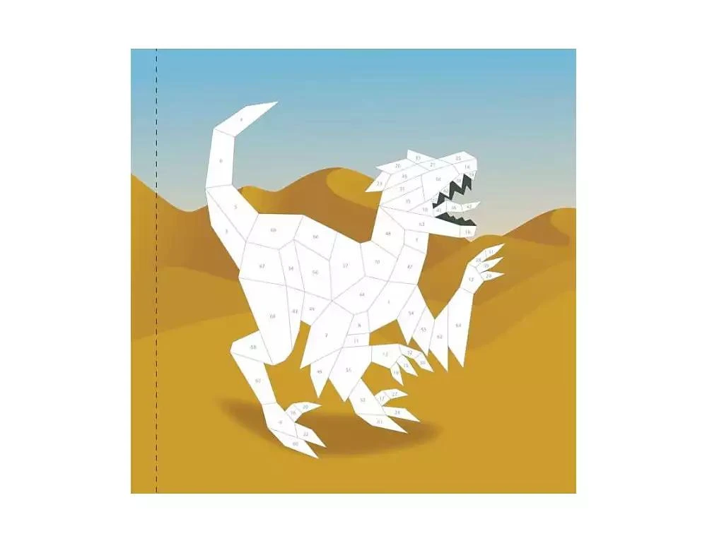 商品Barnes & Noble|Paint by Sticker Kids- Dinosaurs by Workman Publishing,价格¥83,第3张图片详细描述
