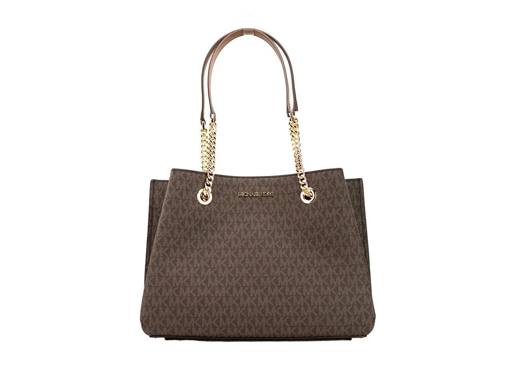 商品[二手商品] Michael Kors|Michael Kors Teagen Large  Signature PVC Long Drop Satchel Handbag Women's Purse,价格¥2304,第3张图片详细描述