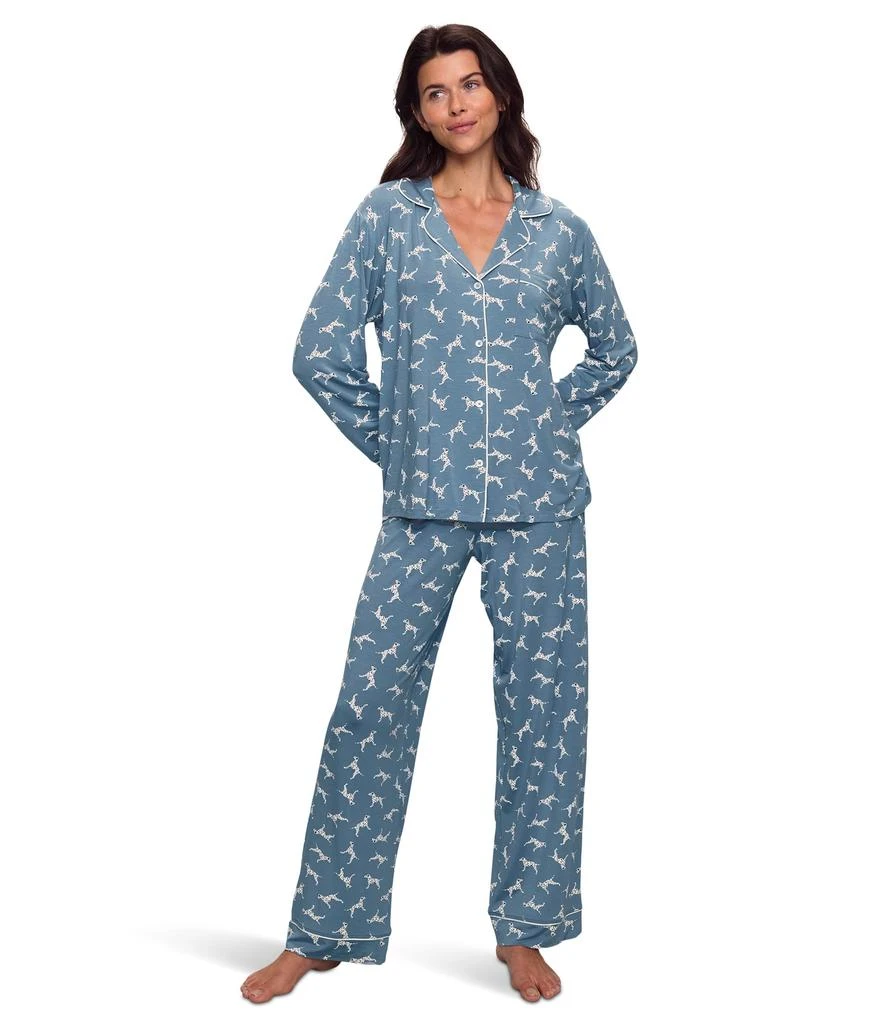 商品Eberjey|Gisele Printed Long Pj Set,价格¥1266,第3张图片详细描述
