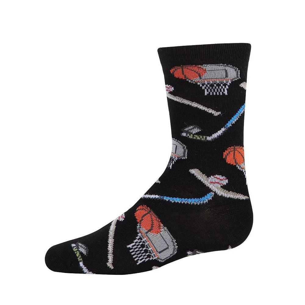 商品Memoi|Boy's Sports Rayon From Bamboo Blend Crew Socks,价格¥75,第1张图片