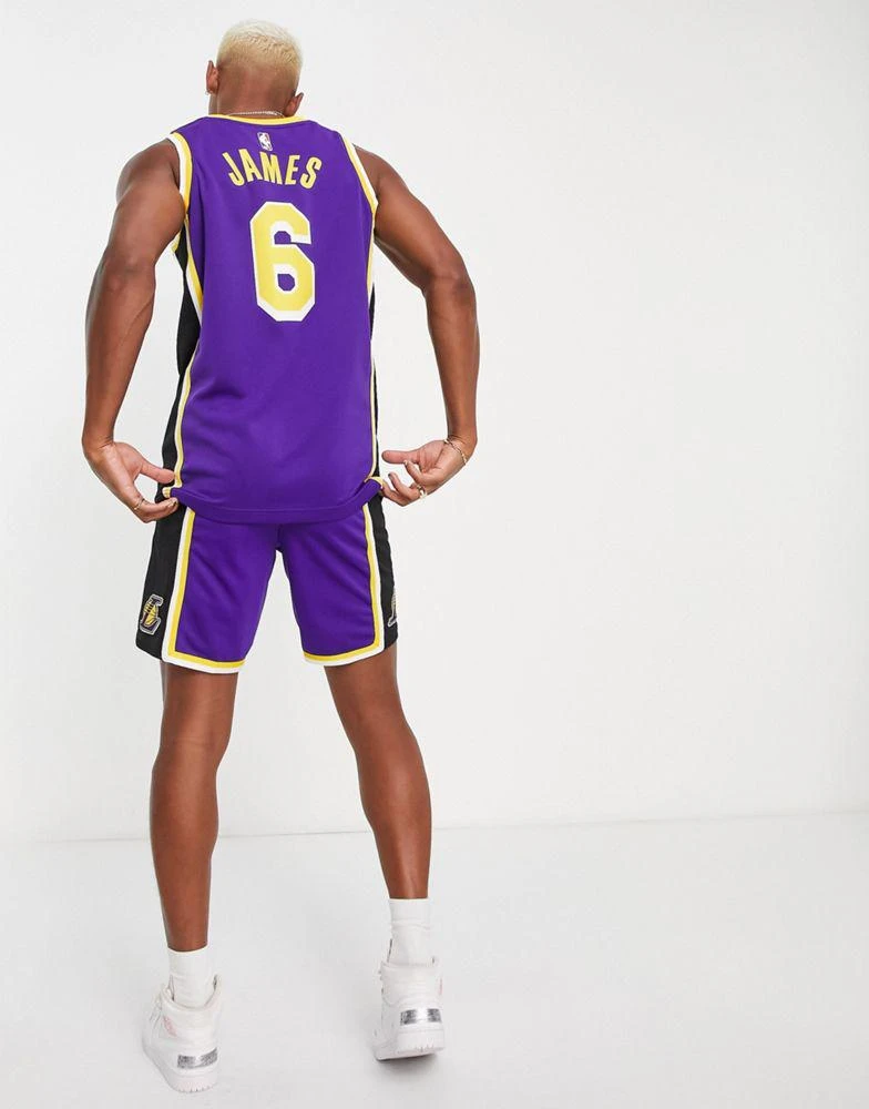 商品NIKE|Nike Basketball NBA LA Lakers Lebron James Swingman unisex jersey in purple,价格¥780,第2张图片详细描述