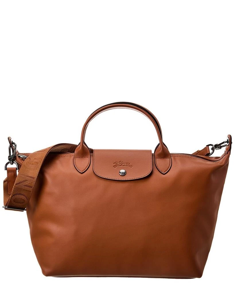 商品Longchamp|Longchamp Le Pliage X-Large Leather Bag,价格¥4097,第1张图片