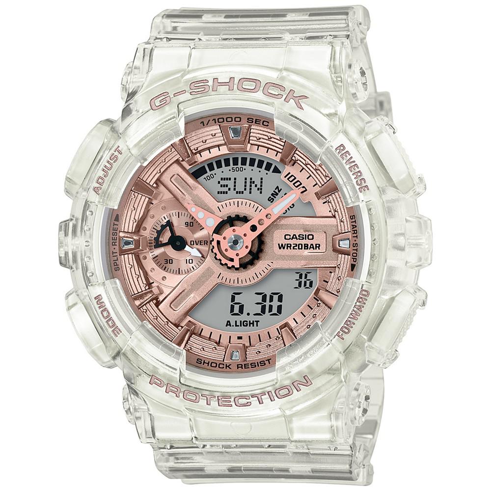 Women's Analog-Digital Clear Resin Strap Watch 45.9mm商品第1张图片规格展示